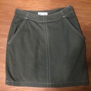 Banana Republic Green Mini Skirt